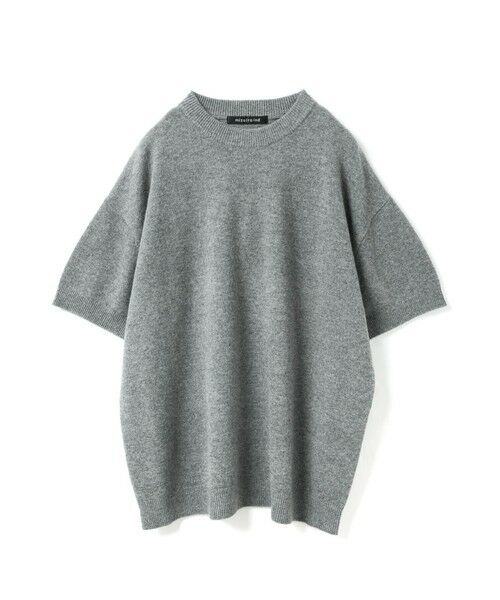 mizuiro ind / ミズイロインド ニット・セーター | mizuiro ind クルーネックワイドチュニック | 詳細8