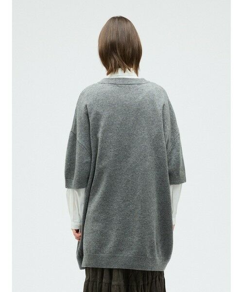 mizuiro ind / ミズイロインド ニット・セーター | mizuiro ind クルーネックワイドチュニック | 詳細10