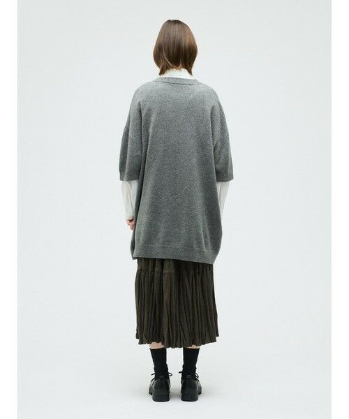 mizuiro ind / ミズイロインド ニット・セーター | mizuiro ind クルーネックワイドチュニック | 詳細12