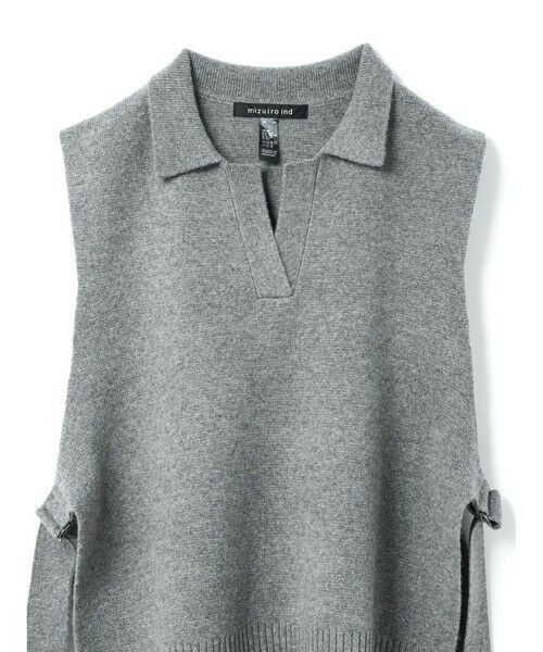 mizuiro ind / ミズイロインド ベスト | mizuiro ind スキッパーニットベスト | 詳細11