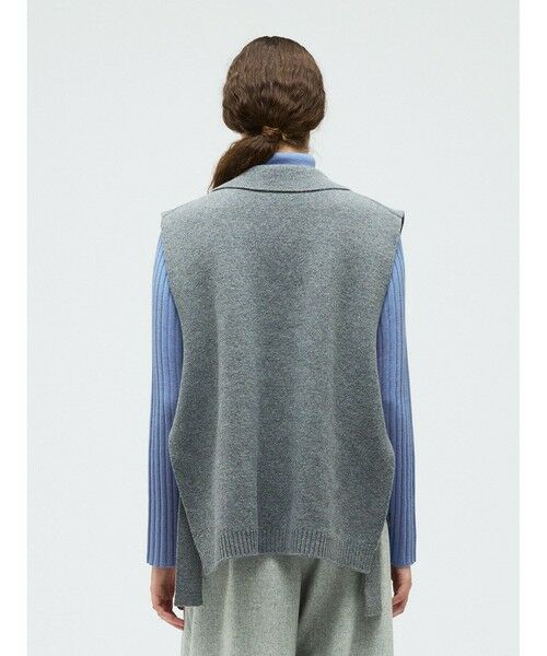 mizuiro ind / ミズイロインド ベスト | mizuiro ind スキッパーニットベスト | 詳細6