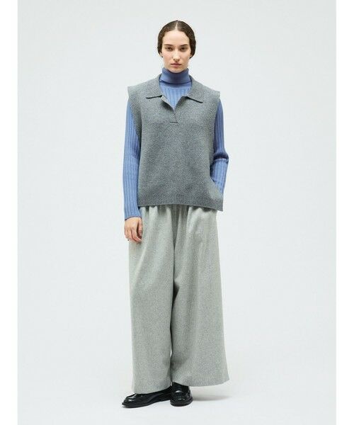 mizuiro ind / ミズイロインド ベスト | mizuiro ind スキッパーニットベスト | 詳細7