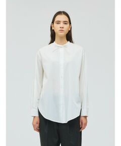 mizuiro ind / ミズイロインド シャツ・ブラウス | mizuiro ind リボンタイロングシャツ