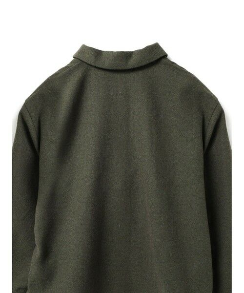 mizuiro ind / ミズイロインド シャツ・ブラウス | mizuiro ind ウールブレンドベーシックシャツ | 詳細4