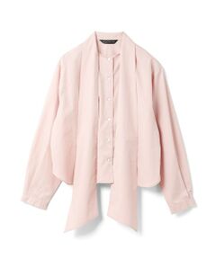 mizuiro ind / ミズイロインド シャツ・ブラウス | mizuiro ind ロングタイカラーシャツ