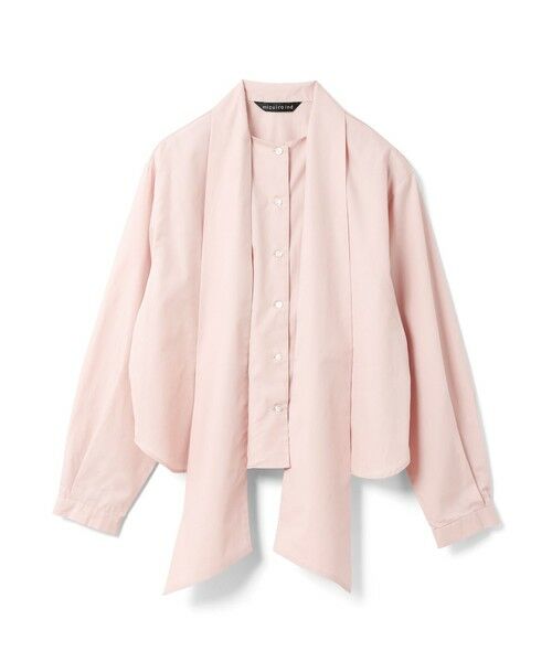 mizuiro ind / ミズイロインド シャツ・ブラウス | mizuiro ind ロングタイカラーシャツ(スモークピンク(color40))