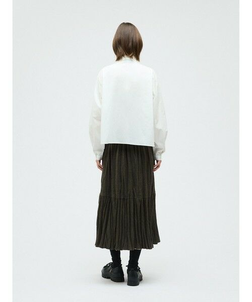 mizuiro ind / ミズイロインド シャツ・ブラウス | mizuiro ind ロングタイカラーシャツ | 詳細14