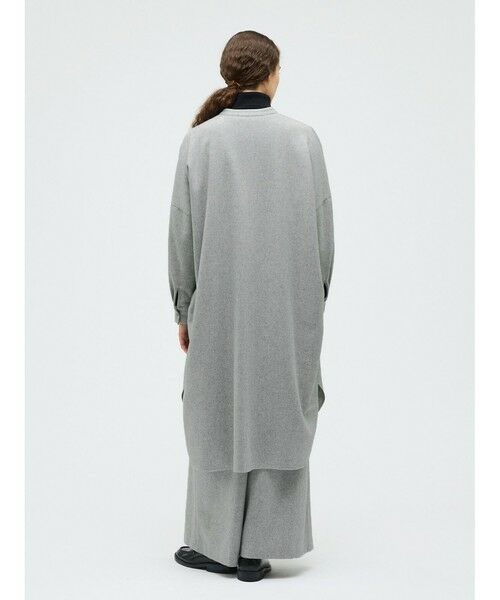 mizuiro ind / ミズイロインド ドレス | mizuiro ind ウールブレンドスタンドカラーシャツワンピース | 詳細11