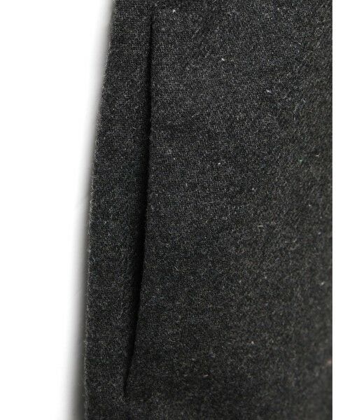 mizuiro ind / ミズイロインド ドレス | mizuiro ind ウールブレンドスタンドカラーシャツワンピース | 詳細15