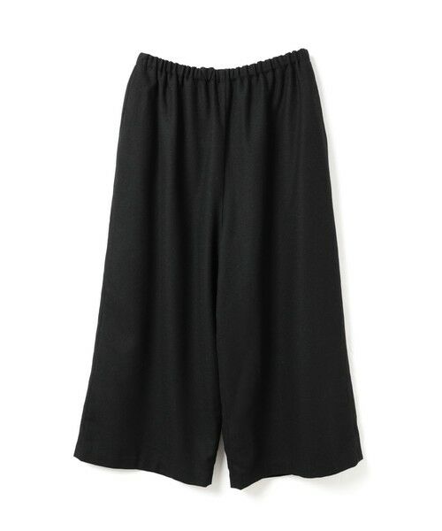 mizuiro ind / ミズイロインド その他パンツ | mizuiro ind ウールブレンドワイドイージーパンツ（ブラック(color99)）