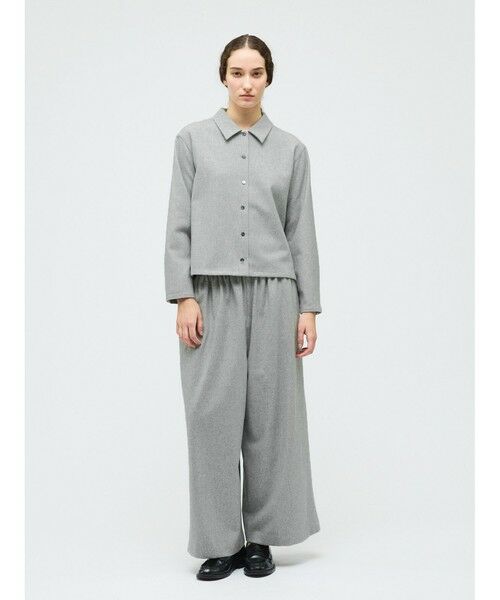 mizuiro ind / ミズイロインド その他パンツ | mizuiro ind ウールブレンドワイドイージーパンツ | 詳細13