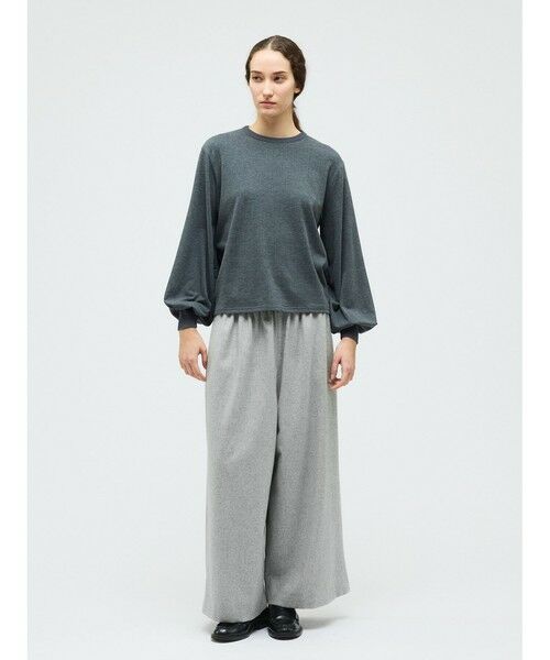 mizuiro ind / ミズイロインド その他パンツ | mizuiro ind ウールブレンドワイドイージーパンツ | 詳細17