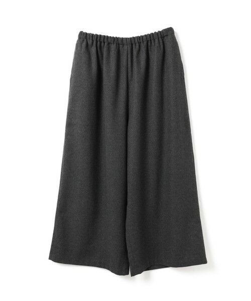 mizuiro ind / ミズイロインド その他パンツ | mizuiro ind ウールブレンドワイドイージーパンツ（チャコールグレー(color92)）