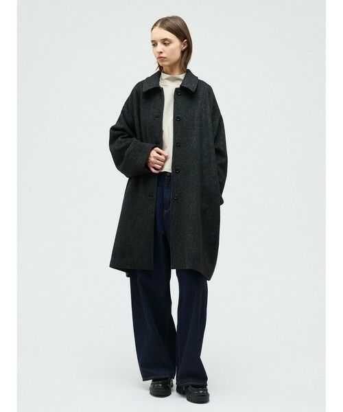 mizuiro ind / ミズイロインド その他アウター | mizuiro ind ウールブレンドワイドコート | 詳細12