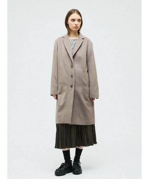 mizuiro ind / ミズイロインド その他アウター | mizuiro ind チェスターコート（ベージュ(color20)）