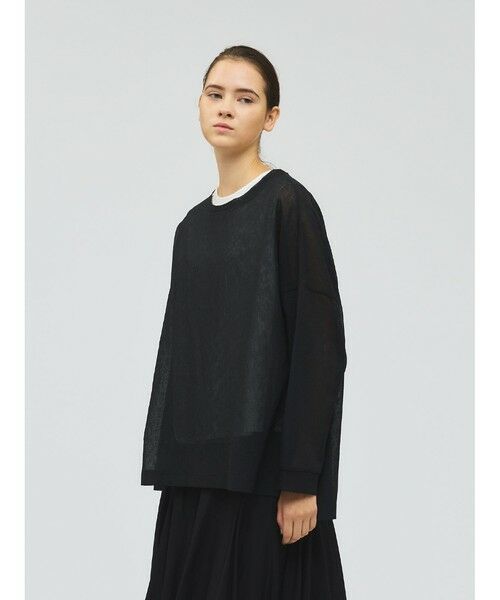 mizuiro ind / ミズイロインド カットソー | mizuiro ind ワッシャーボイルワイドプルオーバー | 詳細13