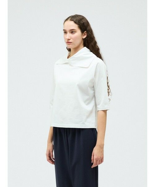 mizuiro ind / ミズイロインド カットソー | mizuiro ind アシンメトリーカラープルオーバー | 詳細10