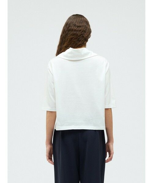 mizuiro ind / ミズイロインド カットソー | mizuiro ind アシンメトリーカラープルオーバー | 詳細12