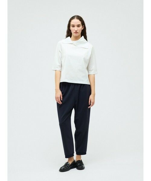 mizuiro ind / ミズイロインド カットソー | mizuiro ind アシンメトリーカラープルオーバー | 詳細13