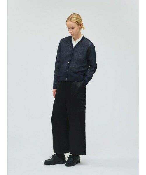mizuiro ind / ミズイロインド カーディガン・ボレロ | mizuiro ind ワッシャーボイルVネックカーディガン | 詳細7