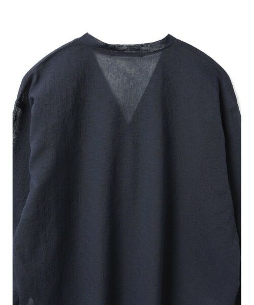 mizuiro ind / ミズイロインド カーディガン・ボレロ | mizuiro ind ワッシャーボイルVネックカーディガン | 詳細14