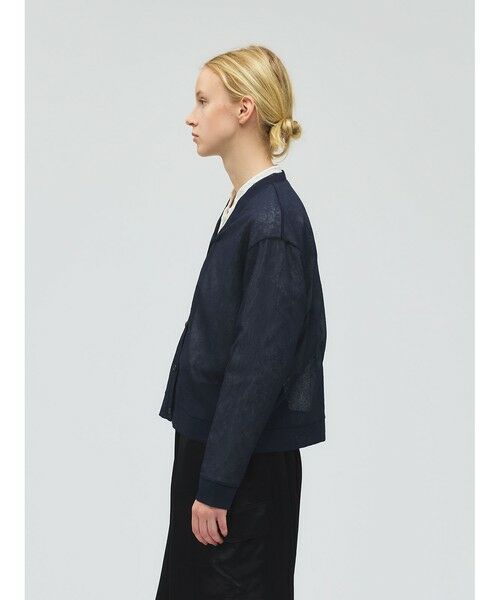 mizuiro ind / ミズイロインド カーディガン・ボレロ | mizuiro ind ワッシャーボイルVネックカーディガン | 詳細4