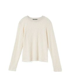 mizuiro ind / ミズイロインド カットソー | mizuiro ind レースクルーネックTシャツ