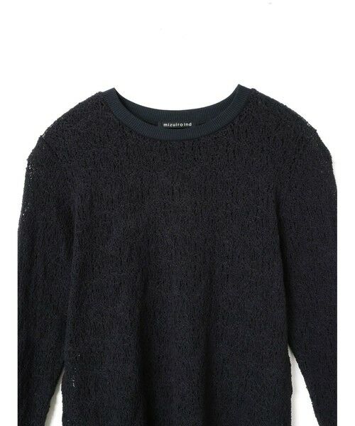 mizuiro ind / ミズイロインド カットソー | mizuiro ind レースクルーネックTシャツ | 詳細6