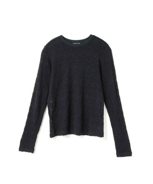 mizuiro ind / ミズイロインド カットソー | mizuiro ind レースクルーネックTシャツ | 詳細1