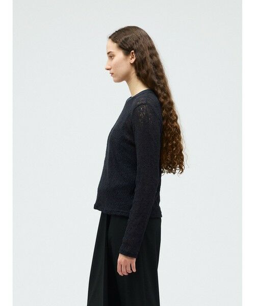 mizuiro ind / ミズイロインド カットソー | mizuiro ind レースクルーネックTシャツ | 詳細4