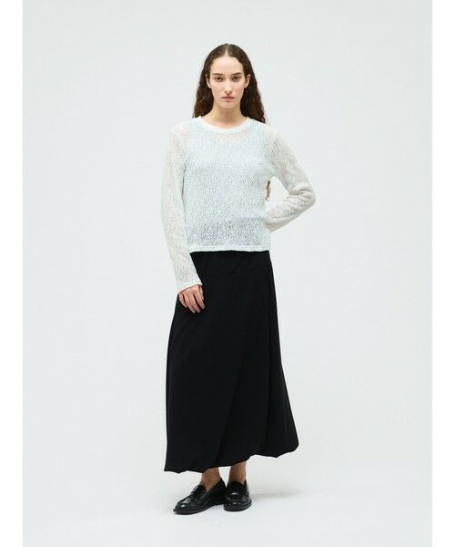 mizuiro ind / ミズイロインド カットソー | mizuiro ind レースクルーネックTシャツ | 詳細15