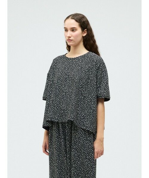 mizuiro ind / ミズイロインド カットソー | mizuiro ind プリントワイドプルオーバー | 詳細3