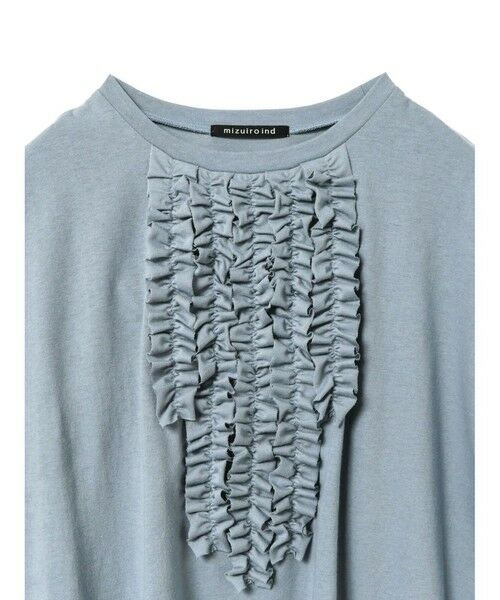 mizuiro ind / ミズイロインド カットソー | mizuiro ind フレンチスリーブフリルプルオーバー | 詳細3