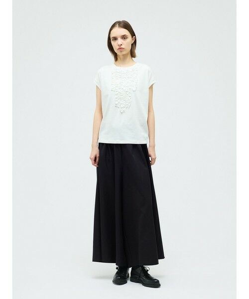 mizuiro ind / ミズイロインド カットソー | mizuiro ind フレンチスリーブフリルプルオーバー | 詳細12