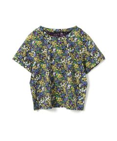 mizuiro ind / ミズイロインド カットソー | mizuiro ind フラワープリントTシャツ