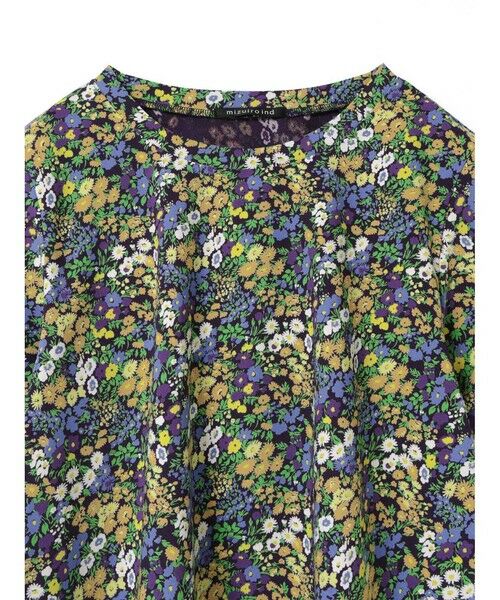 mizuiro ind / ミズイロインド カットソー | mizuiro ind フラワープリントTシャツ | 詳細2