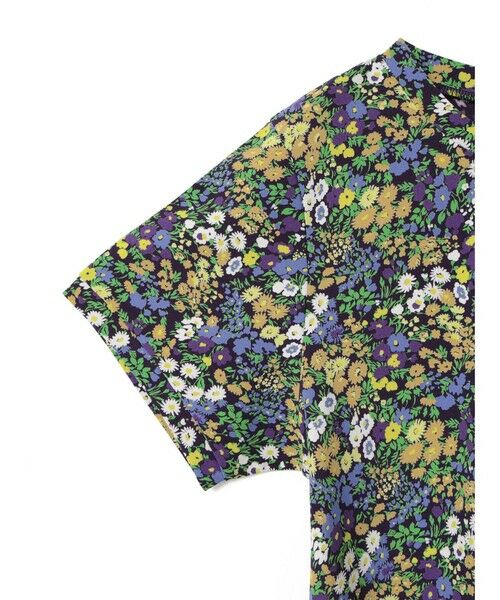 mizuiro ind / ミズイロインド カットソー | mizuiro ind フラワープリントTシャツ | 詳細3