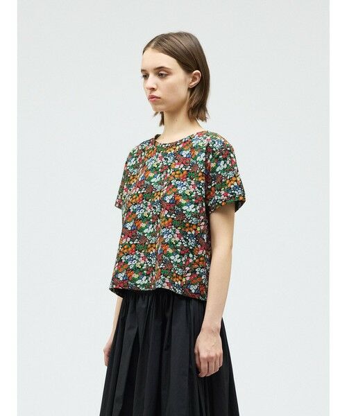 mizuiro ind / ミズイロインド カットソー | mizuiro ind フラワープリントTシャツ | 詳細9