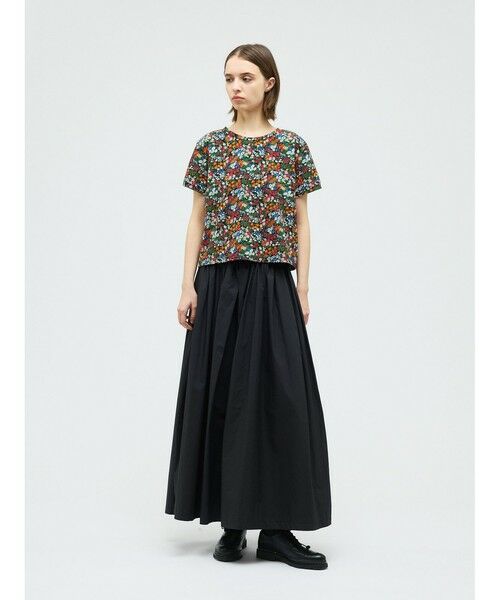 mizuiro ind / ミズイロインド カットソー | mizuiro ind フラワープリントTシャツ | 詳細12