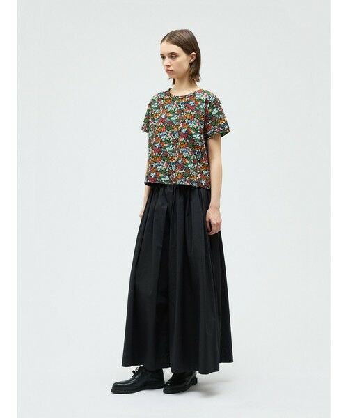 mizuiro ind / ミズイロインド カットソー | mizuiro ind フラワープリントTシャツ | 詳細13