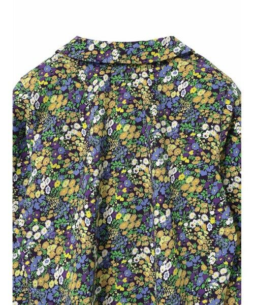 mizuiro ind / ミズイロインド カーディガン・ボレロ | mizuiro ind フラワープリントラウンドカラーカーディガン | 詳細7