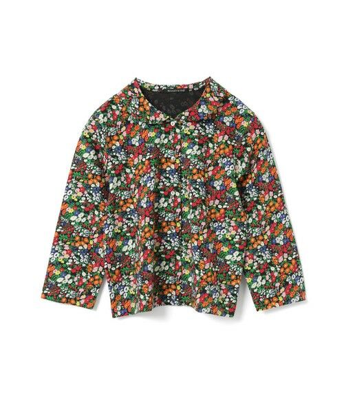 mizuiro ind / ミズイロインド カーディガン・ボレロ | mizuiro ind フラワープリントラウンドカラーカーディガン | 詳細8