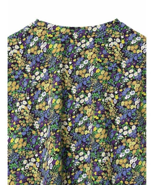 mizuiro ind / ミズイロインド カットソー | mizuiro ind フラワープリントフレンチスリーブプルオーバー | 詳細6