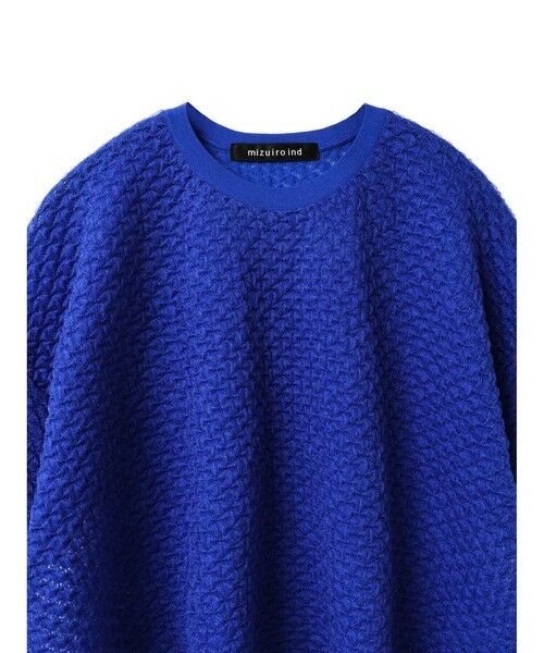 mizuiro ind / ミズイロインド ニット・セーター | mizuiro ind パターンシアーワイドプルオーバー | 詳細2