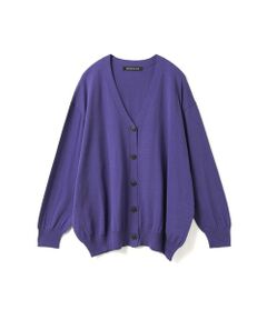 mizuiro ind / ミズイロインド カーディガン・ボレロ | mizuiro ind Vネックワイドカーディガン