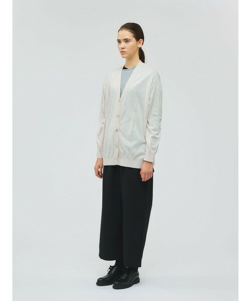mizuiro ind / ミズイロインド カーディガン・ボレロ | mizuiro ind Vネックワイドカーディガン | 詳細14