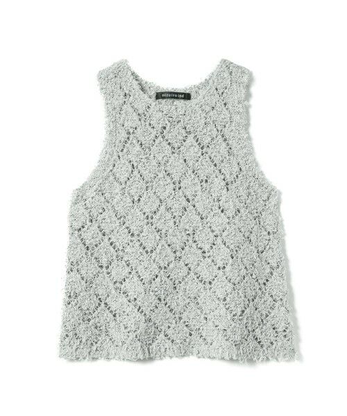 mizuiro ind / ミズイロインド ベスト | mizuiro ind パターンベスト（ライトグレー(color90)）