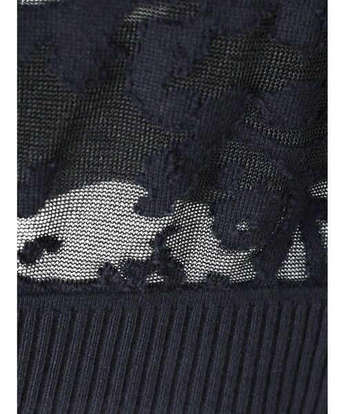 mizuiro ind / ミズイロインド ベスト | mizuiro ind メッシュ刺繍ショートベスト | 詳細6