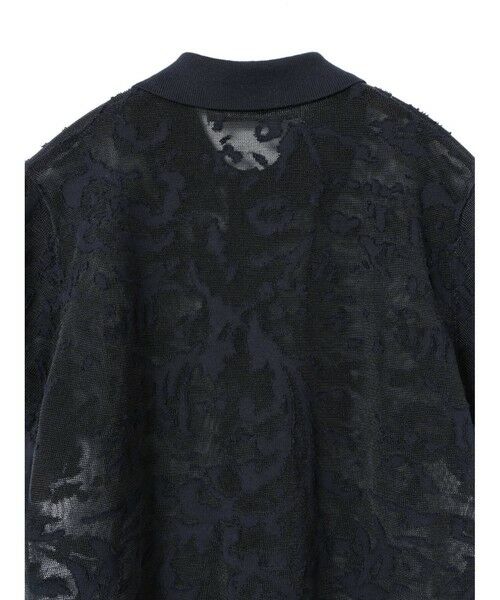 mizuiro ind / ミズイロインド カットソー | mizuiro ind メッシュ刺繍ポロプルオーバー | 詳細5