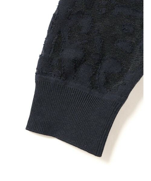 mizuiro ind / ミズイロインド カーディガン・ボレロ | mizuiro ind メッシュ刺繍クルーカーディガン | 詳細4